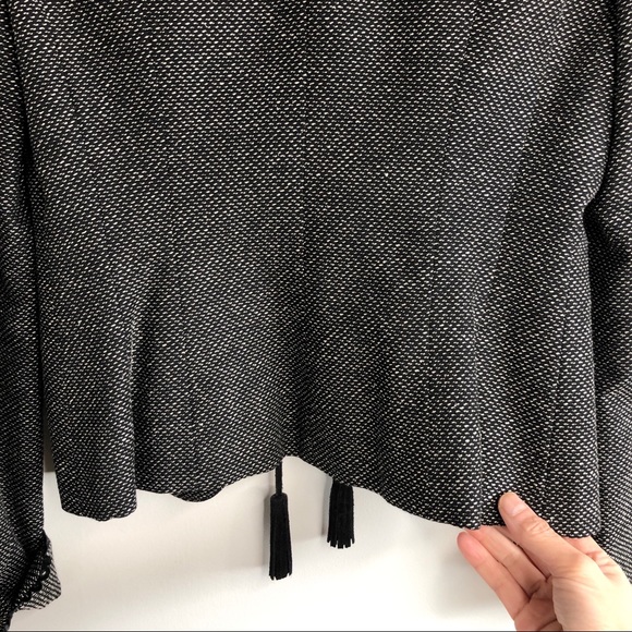 Nanette Lepore Black Tweed Jacket Skirt Suit Set size 2 - Picture 10 of 16